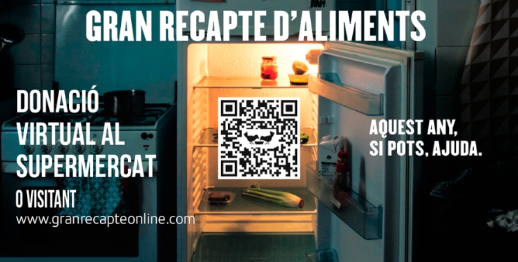 El Gran Recapte se celebrarà virtualment a causa de la pandèmia