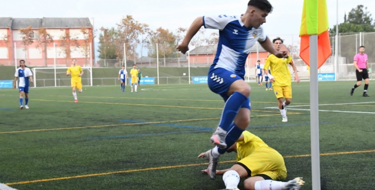 Acció del partit del Centre d'Esports Sabadell contra el Huesca| FutBase CES