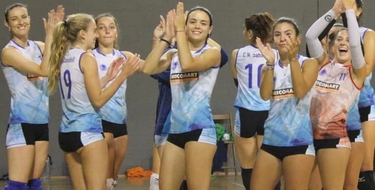 El CNS celebra la quarta victòria consecutiva i ja pensa en el CV Sant Cugat | @CNSvolei