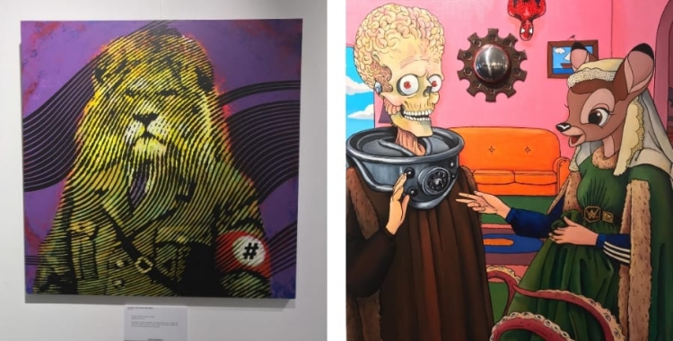 El Cub Blanc | 'Pop stram',  una exposició amb les 30 obres finalistes del segon concurs internacional d'aquest moviment contemporani 