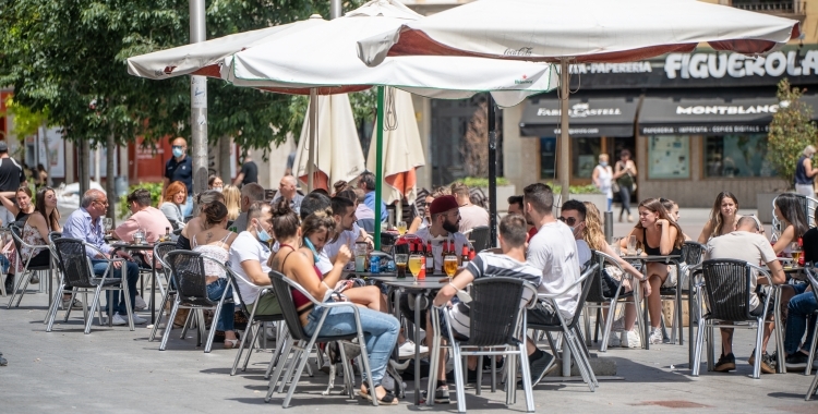 Les terrasses no podran passar del 30% d'aforament | Roger Benet