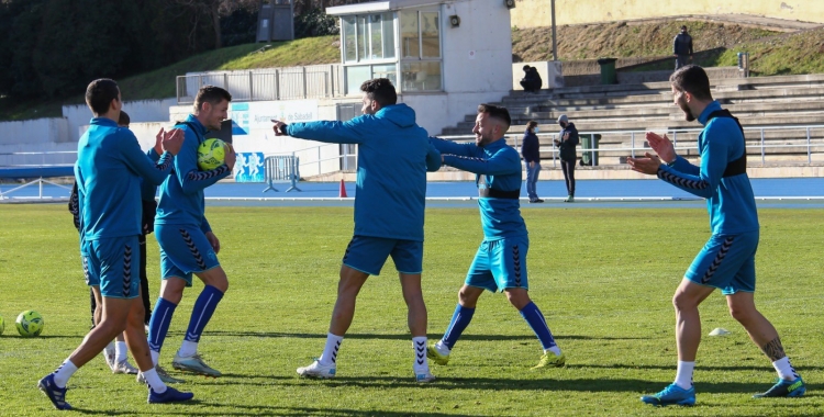 El darrer entrenament del Sabadell ha tingut lloc a Sant Oleguer | CE Sabadell