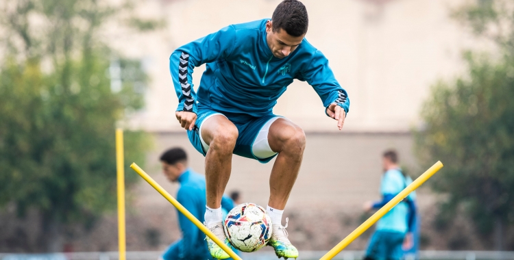 Guruzeta durant un entrenament aquesta temporada | Marc González Alomà - CES