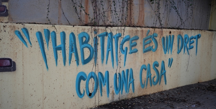 Mural pel dret a l'habitatge a Sabadell | Pere Gallifa