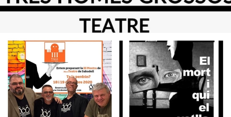 Toni Díaz,  gestor cultural 'Tres homes grossos':  "La nostra aposta principal és el Micoteatre"