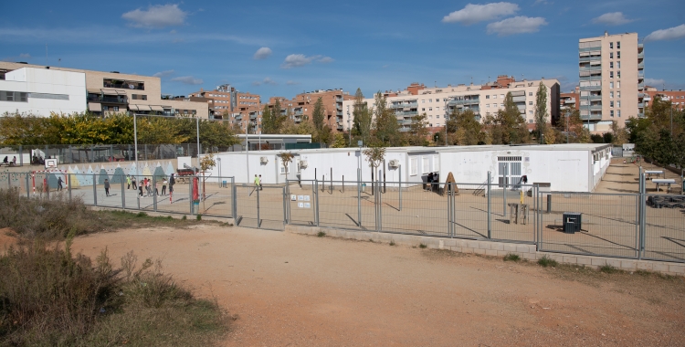 L'actual escola Virolet funciona en barracons | Roger Benet