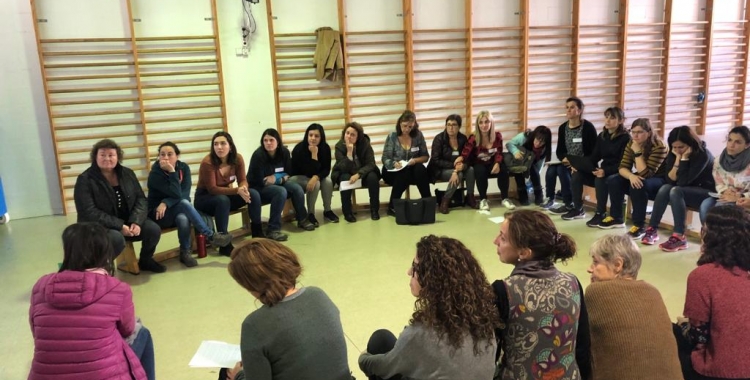 Una sessió de mediació a les aules, abans de la pandèmia/ Ajuntament de Sabadell