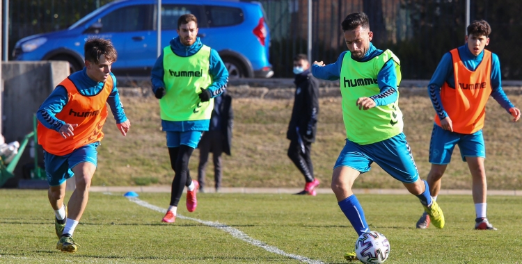 Entrenament del Centre d'Esports per preparar el xoc contra la Peña Deportiva | CES