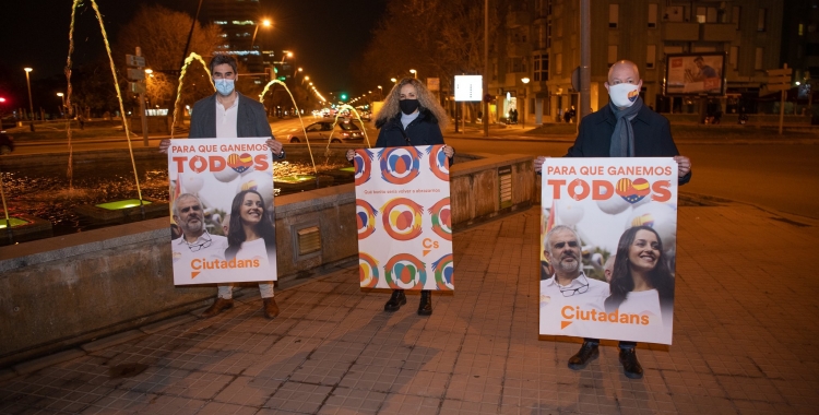 D'esquerra a dreta, Sergio Salcedo, Laura Casado i Joan Garcia | Roger Benet