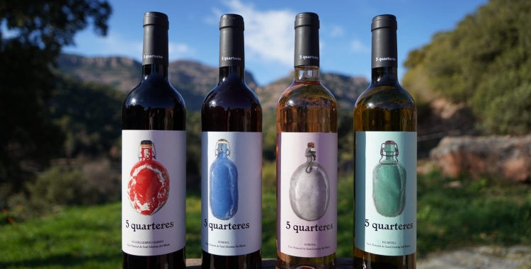 La Muntada presenta les 4 noves varietats de vins 5 Quarteres, produïdes a la Vall d'Horta