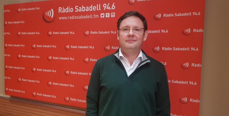 Albert Beorlegui, a Ràdio Sabadell | Arxiu