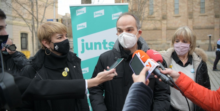 Lourdes Ciuró i Jordi Turull, avui a Sabadell | Roger Benet