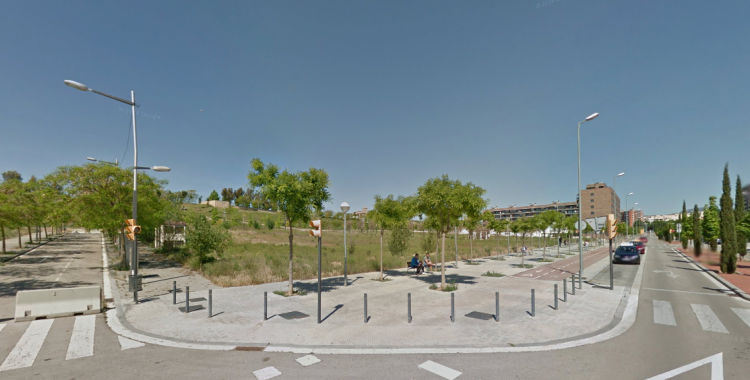 Un dels espais on es construiran les noves promocions, al carrer de Malta | Google Maps
