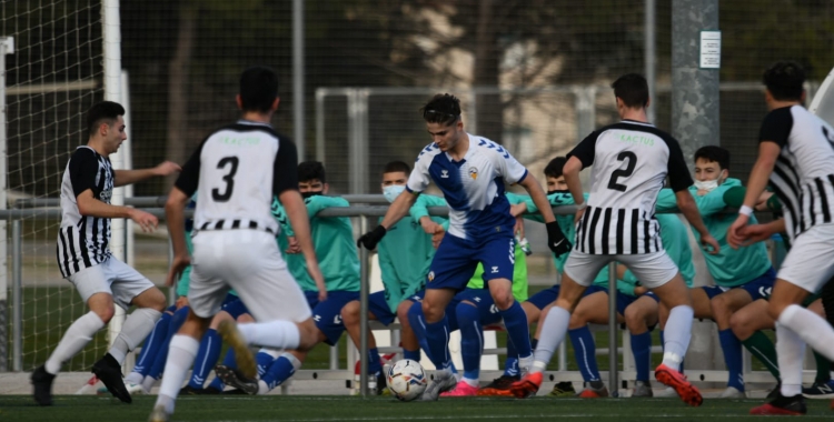 El juvenil del Sabadell va poder empatar en el tram final de partit | @FutBaseCES