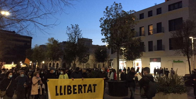 La marxa quan ha començat el seu pas al passeig de la Plaça Major | Ràdio Sabadell 
