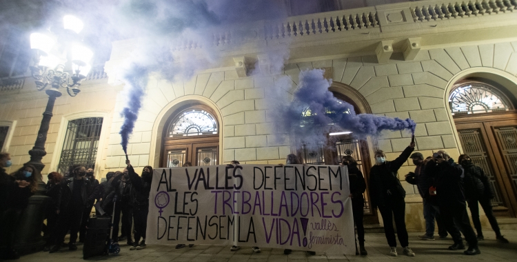 La marxa a la plaça de Sant Roc | Roger Benet