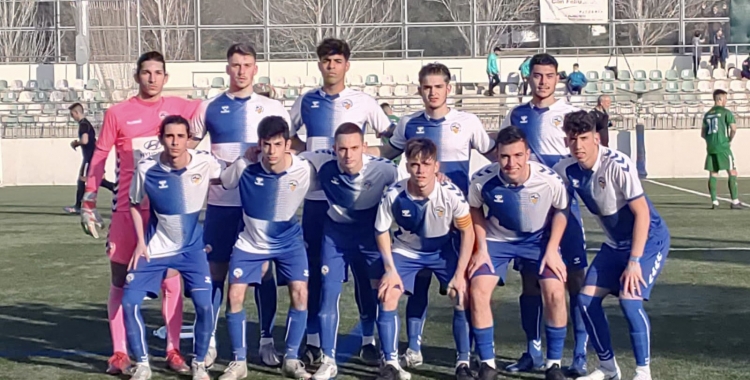 L'onze arlequinat de l'últim partit a Cerdanyola | @FutBaseCES