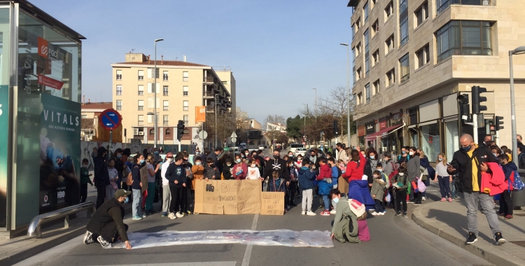 Un instant de la manifestació d'aquesta tarda | Ràdio Sabadell