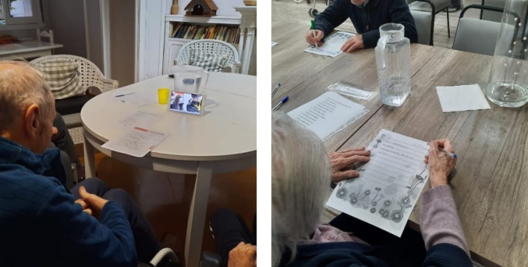 A cau d'orella: Solidaritat entre generacions amb alumnes de l'escola Tarrés i els avis de la residència La Font