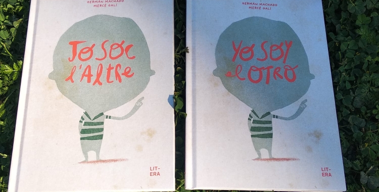 El Llibre Obert: 'Jo sóc l'altre', un llibre sobre l'univers dels bessons escrit per en Germán Machado i il·lustrat per la Mercè Galí 