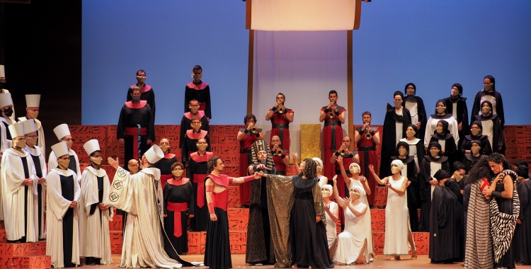 Aida de Giuseppe Verdi s'estrena a La Faràndula amb les entrades exhaurides per totes les funcions 