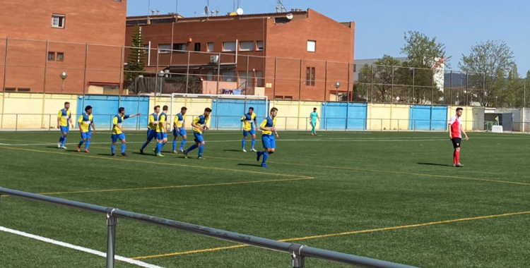 Els jugadors del Sabadell Nord celebren un dels gols | Albert Quera