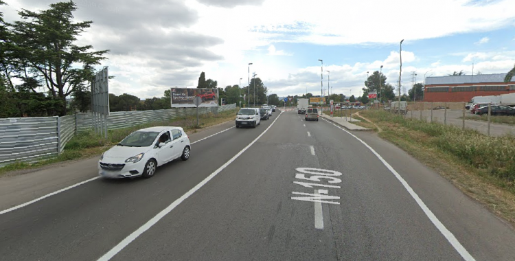L'N-150 entre Sabadell i Terrassa | Google Maps