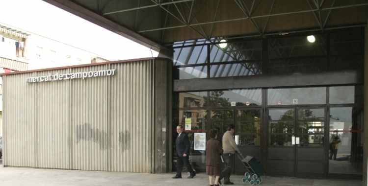 Accés del Mercat de Campoamor | Cedida