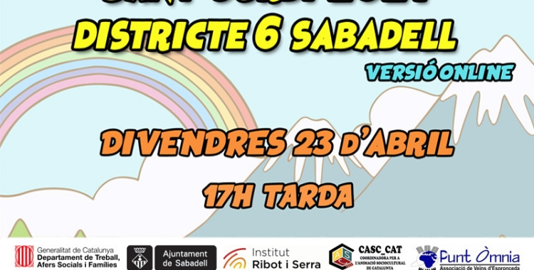 "El 6 a la xarxa" al  districte 6 de Sabadell celebra Sant Jordi a YouTube