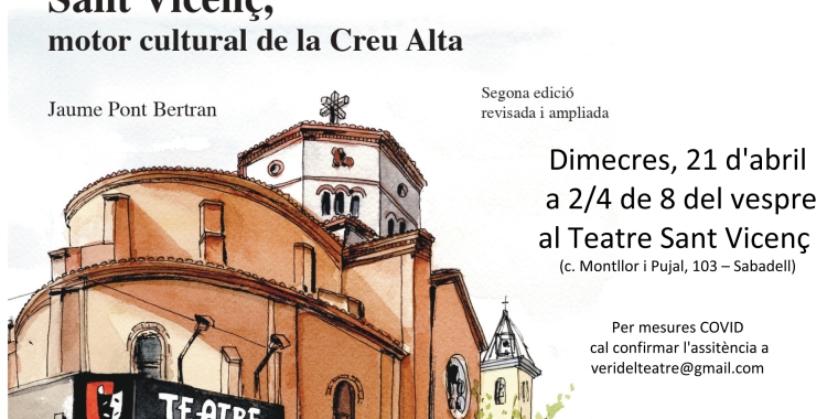 Us presentem el llibre 'El Centre Parroquial Sant vicenç, motor cultural de la Creu Alta'