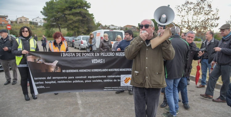 Manifestacions a l'aeroport de Sabadell | Roger Benet 