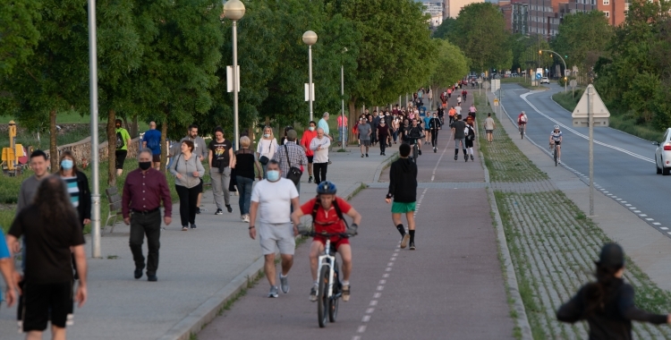 Activitat al camí de Sant Julià durant la primera fase del desconfinament | Roger Benet