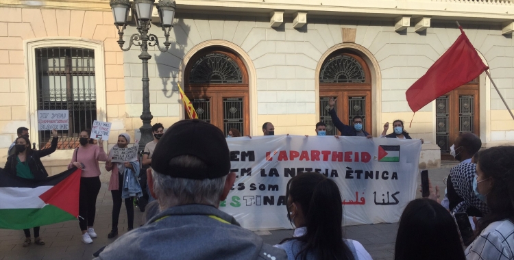 Imatge de la concentració de Sant Roc aquesta tarda | Ràdio Sabadell