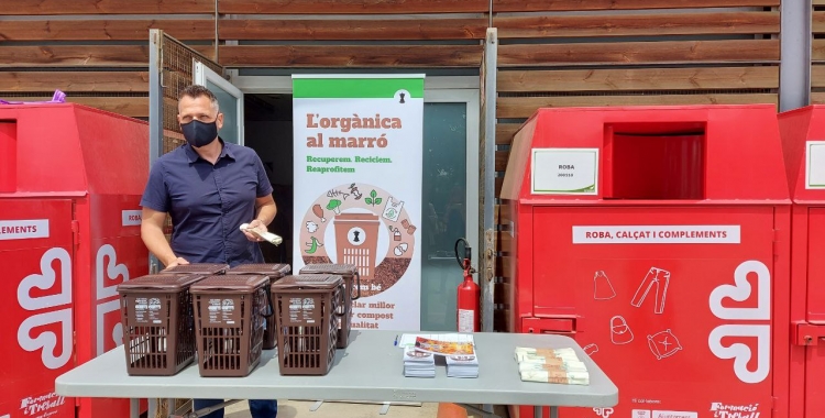 Jesús Rodríguez, al punt blau de Can Llong/ Karen Madrid