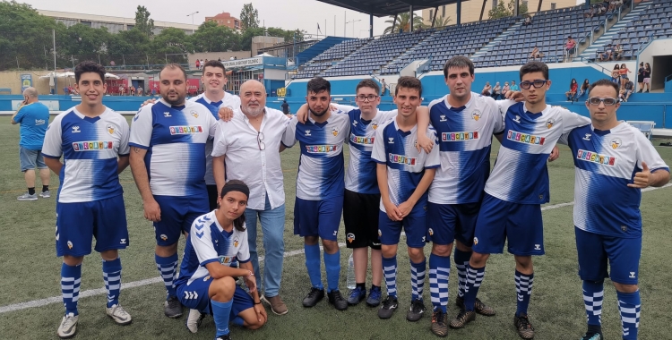 Imatge de l'equip arlequinat a Santa Coloma | CES
