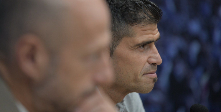 Esteve Calzada i Antonio Hidalgo han parlat avui en roda de premsa | Roger Benet