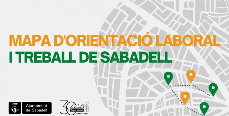 El mapa d'orientació laboral i borses de treball de Sabadell centralitza les ofertes de feina