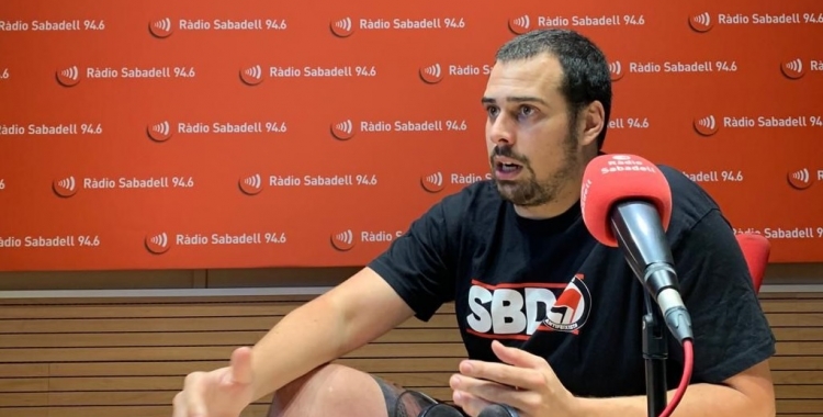 Ferran, en una entrevista a Ràdio Sabadell | Adrián Arroyo