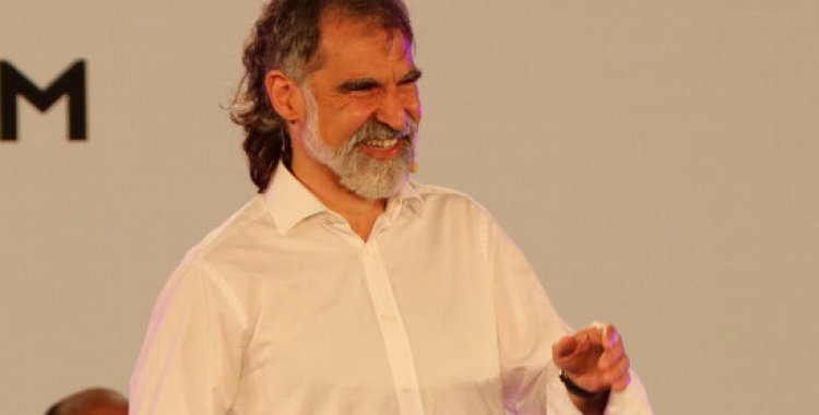 Jordi Cuixart en un acte d'Òmnium Cultural, el 12 de maig del 2021 | ACN