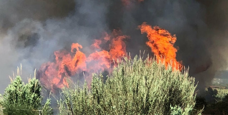 Un incendi de matolls/ ACN