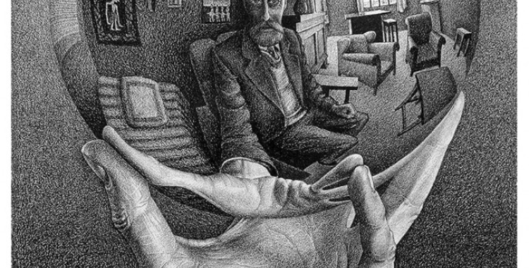El cub blanc:  Maurits Cornelis Escher, investigador d'enigmes
