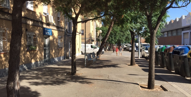 Tram del carrer Goya on s'actuarà | Aleix Graell