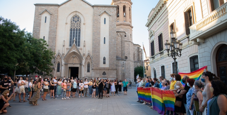 Polítics i concentrats a banda i banda de Sant Roc | Roger Benet