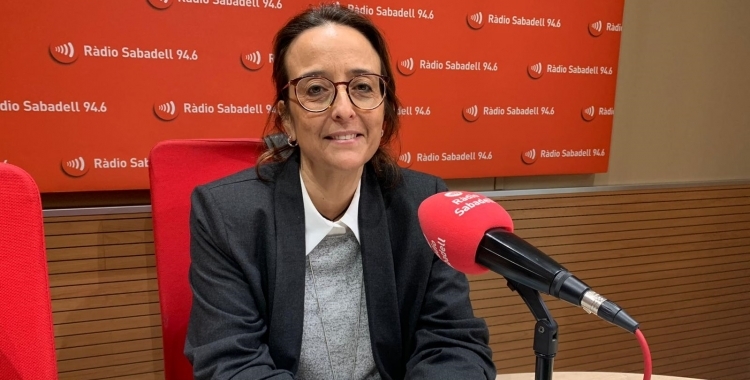 Alícia Bosch en una entrevista a Ràdio Sabadell | Arxiu