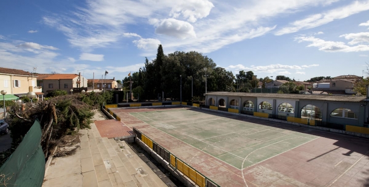 Es remodelarà la pista d'hoquei patins i l'edifici que hi ha al costat | Cedida