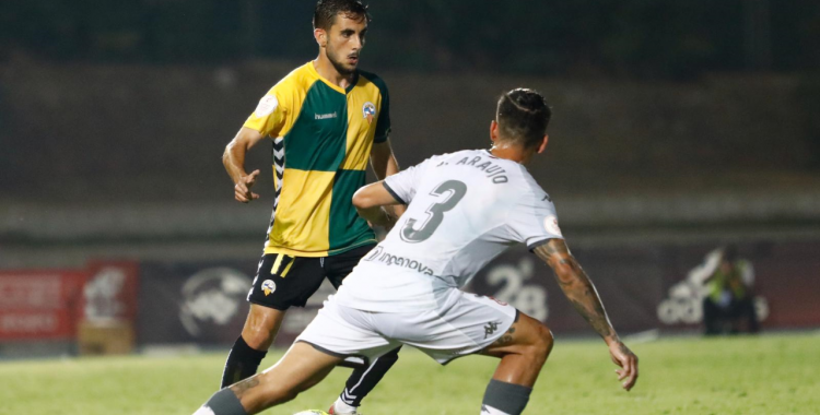 Samu Araújo es va enfrontar al playoff d'ascens contra el Sabadell | Cedida