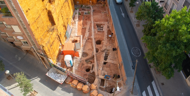 Excavació del carrer Salut/ Roger Benet