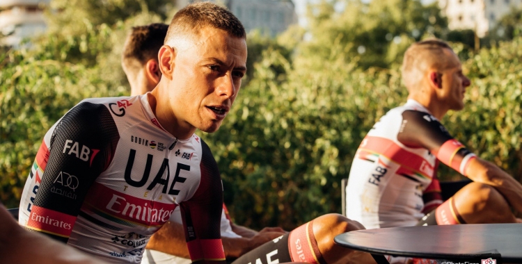 David de la Cruz ve de singar un cinquè lloc a la Vuelta a Burgos | Team Emirates