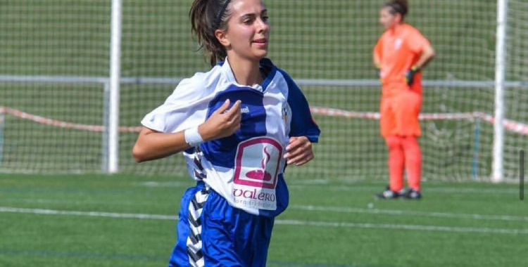 Carla Miguel, jugadora del CE Sabadell Femení que segueix de la passada temporada