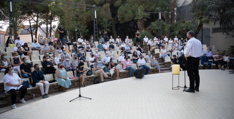 L'acte s'ha fet a l'amfiteatre dels Jardinets | Roger Benet